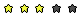 3 stars rating